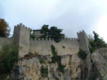 Burg von San Marino auf dem Berg Titano