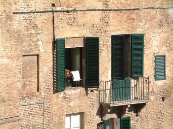 Lüften in Siena