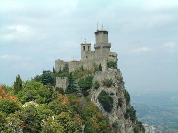 Burg von San Marino auf dem Berg Titano
