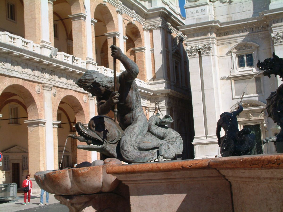 Springbrunnen in Loreto