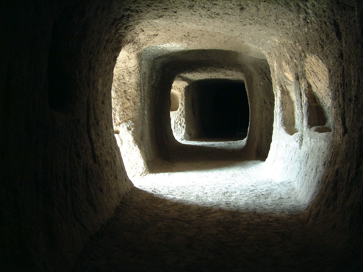 in den Katakomben von Orvieto