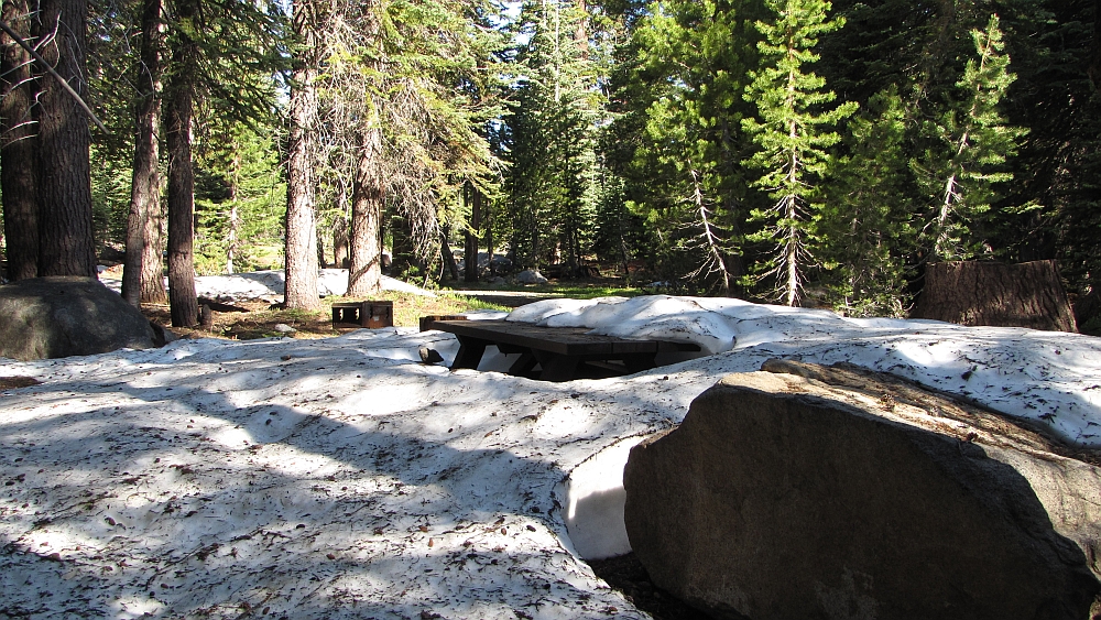 Campground am Alpine Lake, noch keine Saison