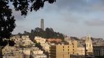 nochmals der Coit Tower im Abendlicht