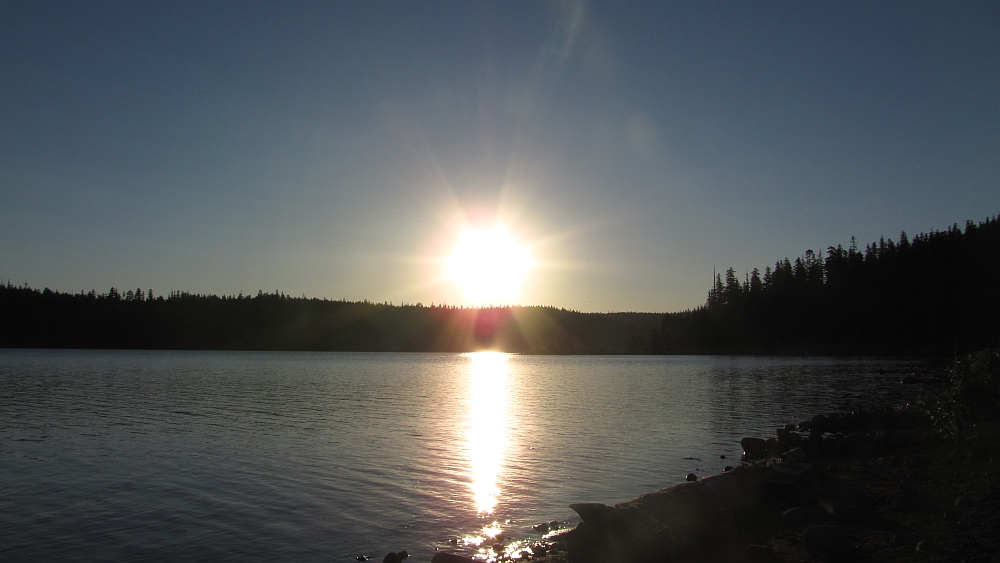 Abend am Clear Lake