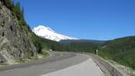 auf dem Weg zur Timberline Lodge