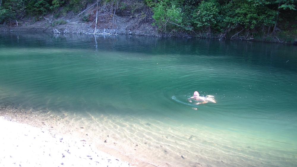 Eel River, gottseidank keine Aale gesehen